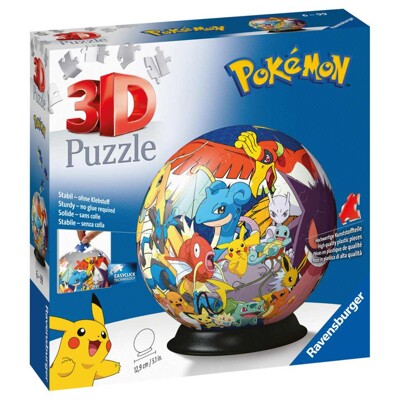 Puzzle 3D Puzzle-Ball - Pokémon (72 dílků)