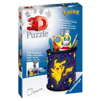 Puzzle 3D Stojan na tužky - Pokémon (54 dílků)