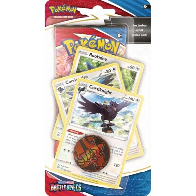 Pokémon Sword & Shield - Battle Styles Premium Checklane booster - Corviknight