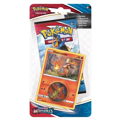 Pokémon Sword & Shield - Battle Styles Checklane booster - Charmander