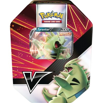 Pokémon TCG: V Strikers Tin - Tyranitar V (2021)