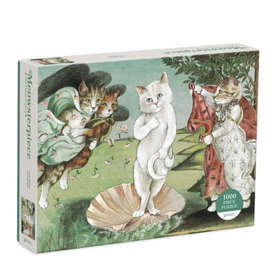 Puzzle - Birth of Venus Meowsterpiece of Western Art Puzzle (1000 dílků)