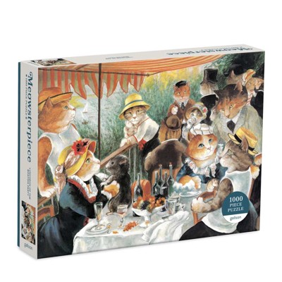 Puzzle - The Luncheon of the Boating Party Meowsterpiece of Western Art Puzzle (1000 dílků)