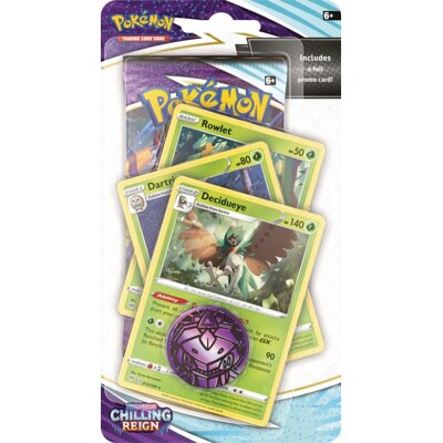 Pokémon Sword & Shield - Chilling Reign Premium Checklane booster - Decidueye