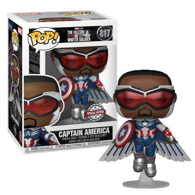 Funko POP: TFAWS - Captain America (exclusive special edition)