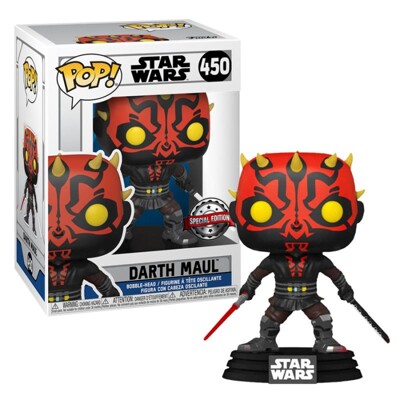 Funko POP: Star Wars: Clone Wars - Darth Maul with Saber (exclusive special edition)