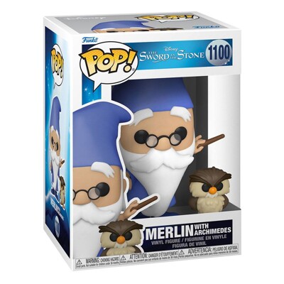 Funko POP: The Sword in the Stone - Merlin with Archimedes