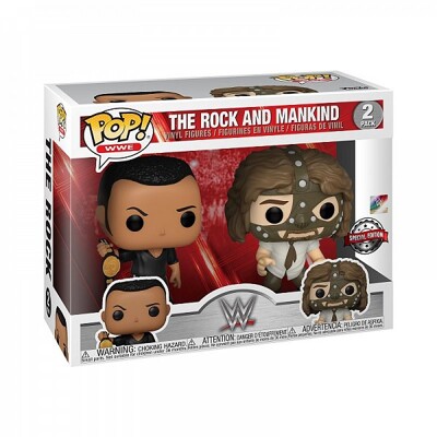 Funko POP Moment: WWE - The Rock vs Mankind (exclusive special edition)