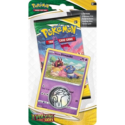 Pokémon Sword & Shield - Evolving Skies Checklane booster - Galarian Slowpoke
