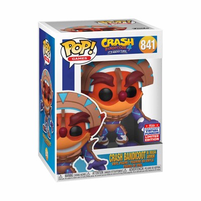 Funko POP: Crash Bandicoot In Mask Armor (2021 Summer Convention Limited edition)