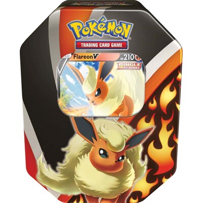 Pokémon TCG: Eevee Evolutions Tin - Flareon V (2021)