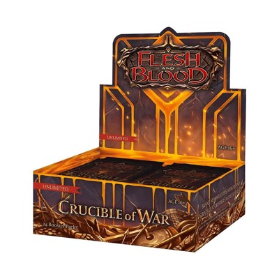 Flesh & Blood TCG - Crucible of War Unlimited Booster Display (24 Packs)