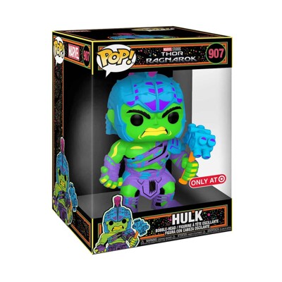 Funko POP Jumbo: Marvel Black Light - Thor Ragnarok - Hulk (exclusive special edition)