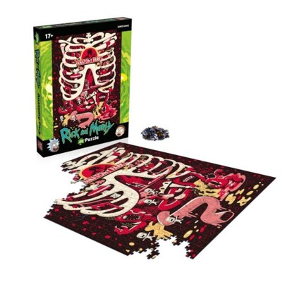 Puzzle - Rick and Morty Puzzle Anatomy (1000 dílků)