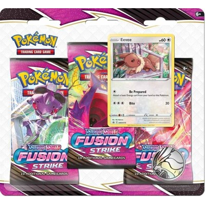 Pokémon Sword & Shield - Fusion Strike 3 Blister Booster - Eevee