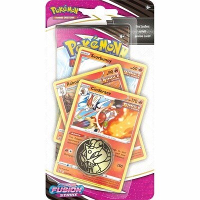 Pokémon Sword & Shield - Fusion Strike Premium Checklane booster - Cinderace