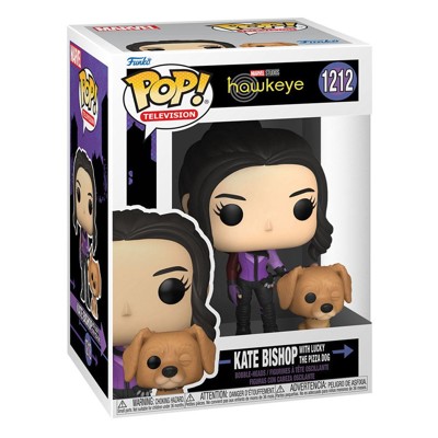 Funko POP: Marvel Hawkeye - Kate Bishop with Lucky the Pizza Dog