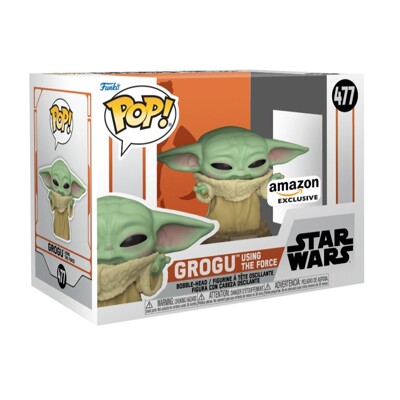 Funko POP: Star Wars - The Mandalorian - Grogu using the Force (amazon exclusive edition)