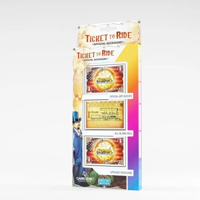 Gamegenic obaly na karty: Ticket to Ride Art Sleeves (152 Sleeves)
