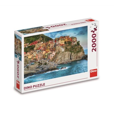 Puzzle Panoramic - Barevná Manarola (2000 dílků)