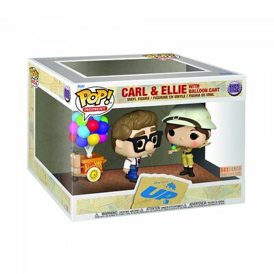 Funko POP Moment: Up - Carl & Ellie w/Balloon Cart (exclusive special edition)