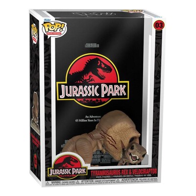 Funko POP Movie Poster: Jurassic Park - Tyrannosaurus Rex & Velociraptor