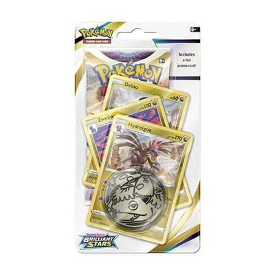 Pokémon Sword & Shield - Brilliant Stars Premium Checklane booster - Hydreigon