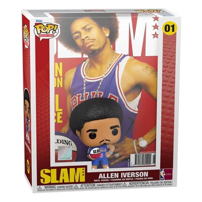 Funko POP: NBA - Allen Iverson with Acrylic Case (Cover SLAM)