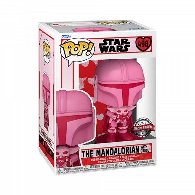 Funko POP: Star Wars Valentines - The Mandalorian with Grogu (exclusive special edition)