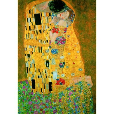 Puzzle - Klimt - Polibek (1000 dílků)