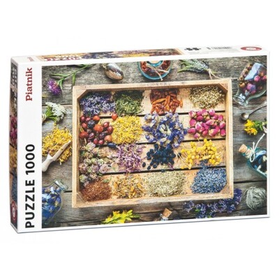 Puzzle - Léčivé bylinky (1000 dílků)