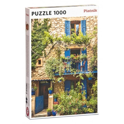 Puzzle - Modrý balkon (1000 dílků)