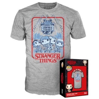 Funko POP Tee Box: Stranger Things - Eleven with Eggos, Funko figurka a tričko, Velikost - XL