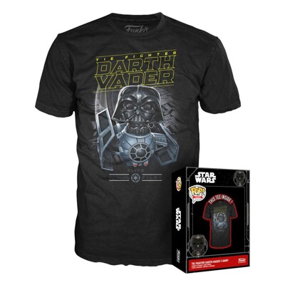 Funko POP Tee Box: Star Wars - Darth Vader, Funko figurka a tričko, Velikost - M