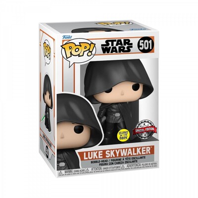 Funko POP: Star Wars - The Mandalorian - Luke with Lightsaber (exclusive special edition GITD)