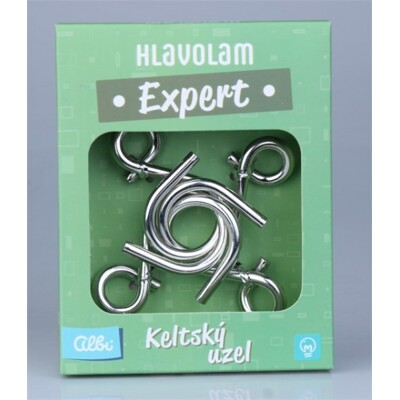 Hlavolam Expert - Keltský uzel (kovový hlavolam)