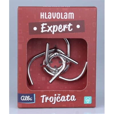 Hlavolam Expert - Trojčata (kovový hlavolam)