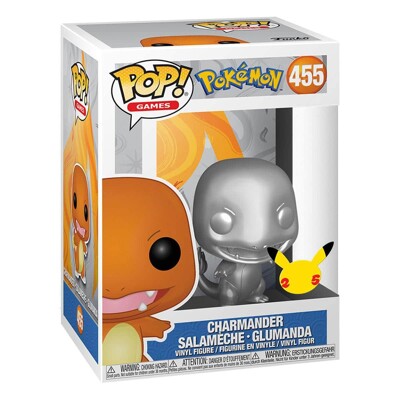 Funko POP: Pokemon - Charmander (Silver 25th Anniversary Special Edition)