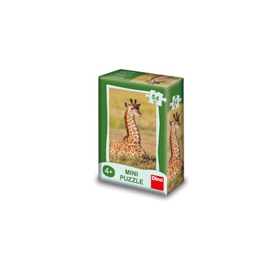 Puzzle Mini - Zvířátka: Žirafa (54 dílků)