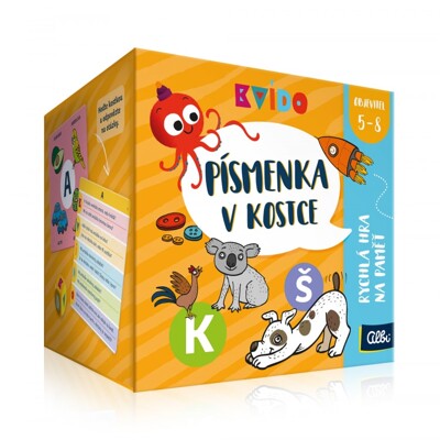 Kvído - Písmenka v kostce (rychlá hra na paměť)