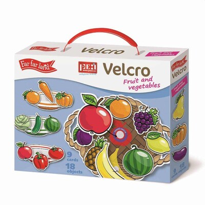 Velcro skládačky - Ovoce a Zelenina (Fruits and Vegetables)