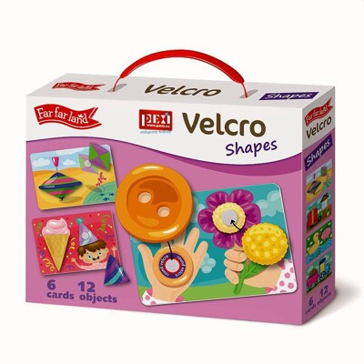 Velcro skládačky - Tvary (Shapes)