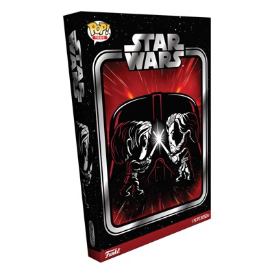 Funko POP Tee: Star Wars - Anakin vs Obi Wan, tričko, Velikost - M
