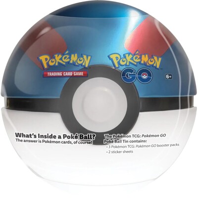 Pokémon TCG: Pokémon GO Pokéball Tin - Great Ball