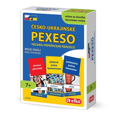 Česko-ukrajinské pexeso - zábavná vzdělávací hra