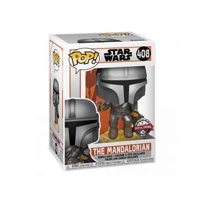 Funko POP: Star Wars - The Mandalorian - Mando Flying with Blaster (exclusive special edition)