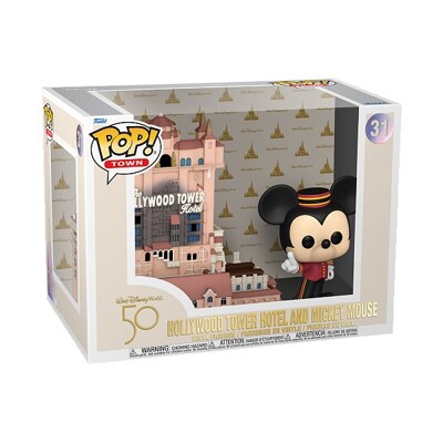 Funko POP Town: Walt Disney World 50th Anniversary - Hollywood Tower Hotel & Mickey Mouse