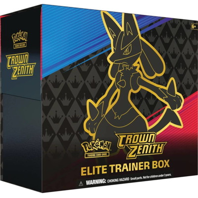 Pokémon TCG: Crown Zenith Elite Trainer Box - Lucario VSTAR