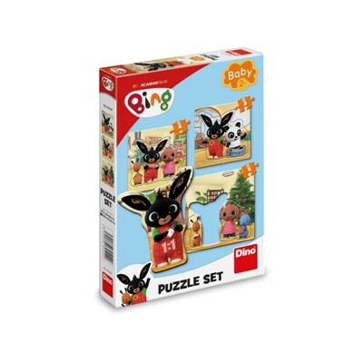 BABY puzzle set - Bing a kamarádi (3 - 5 dílků)