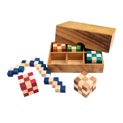 Cube Snake - Set v dřevěné krabičce